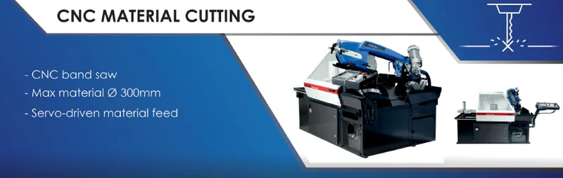 CNC band saws ARG 300, ARG 220, ARG 130
